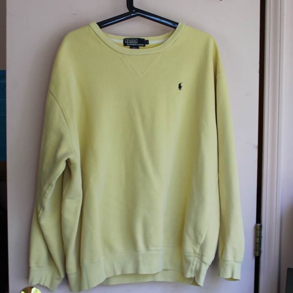 Vintage Polo Ralph Lauren Yellow Pullover